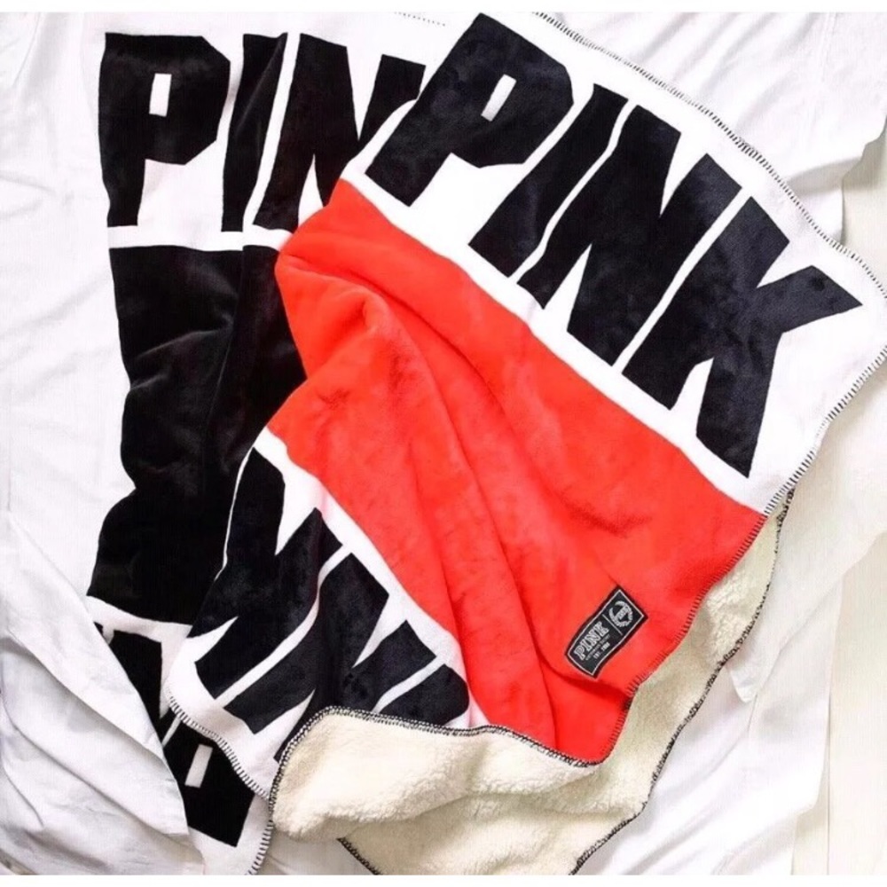 Neon red/orange blanket